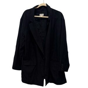 Open Edit Elegant Black Women's Blazer Size 3X